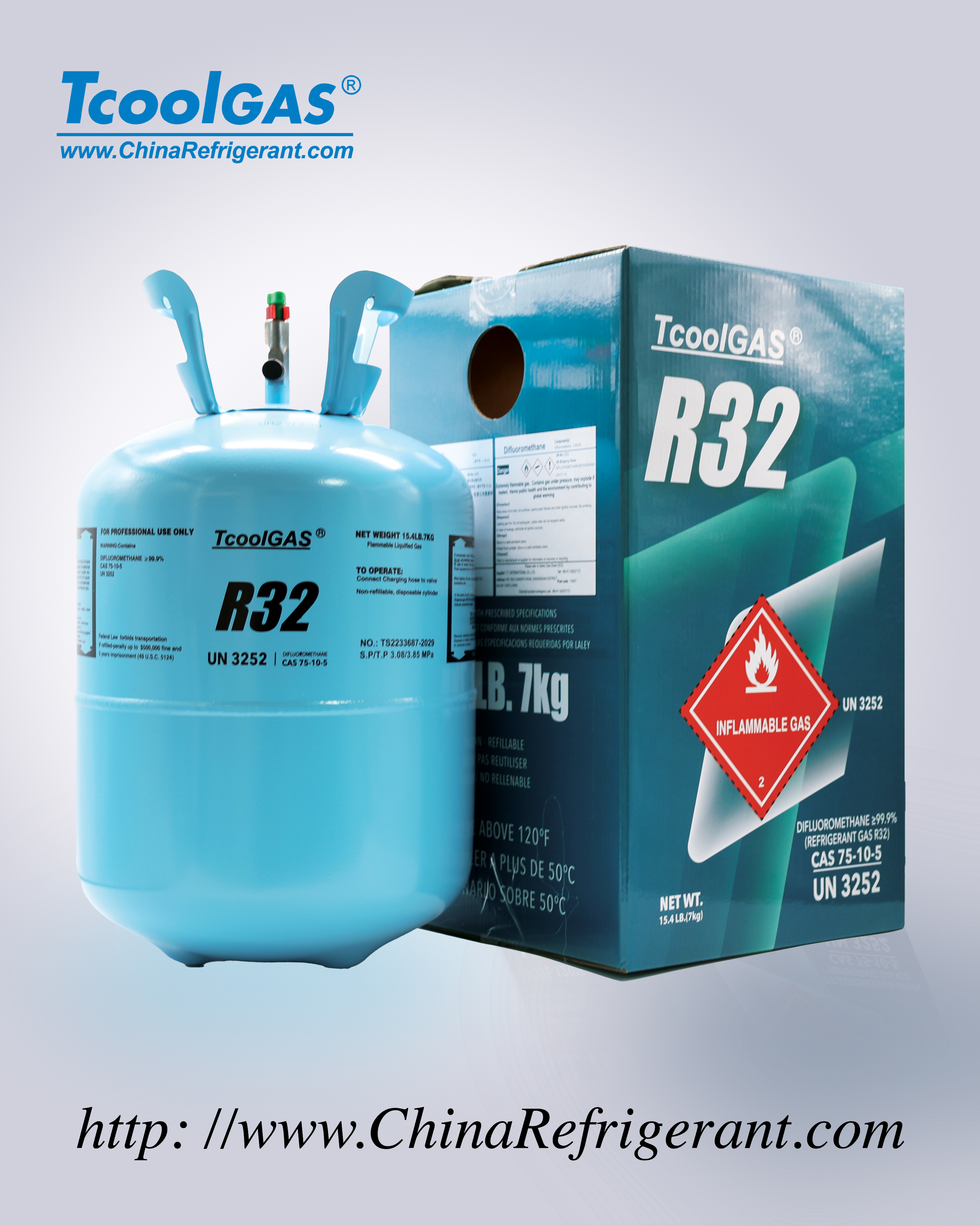R32 Refrigerant Cylinder