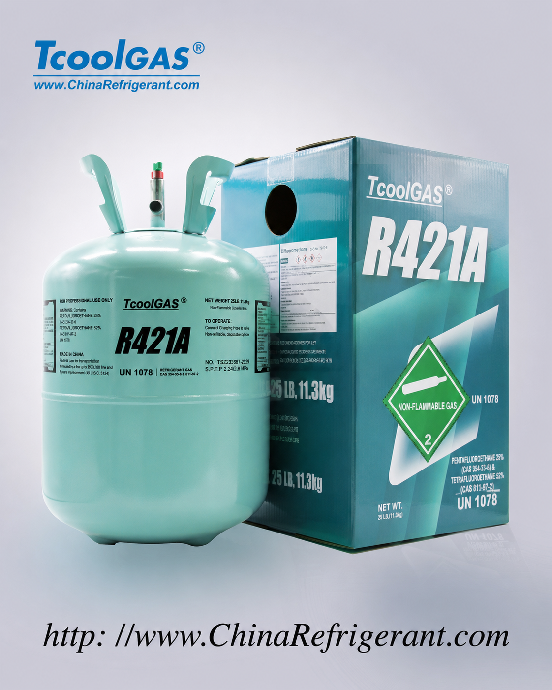 R421A Refrigerant Cylinder